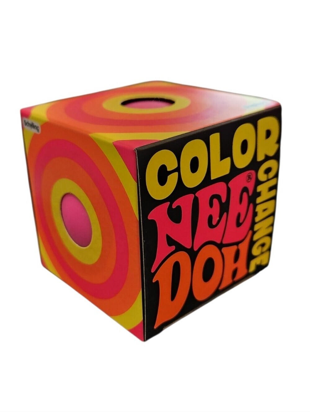 NEW Color Changing NeeDoh Groovy Glob Bright Pink Squish Pull Squeeze Fidget
